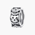 Charm Gatinho em Prata de Lei 925