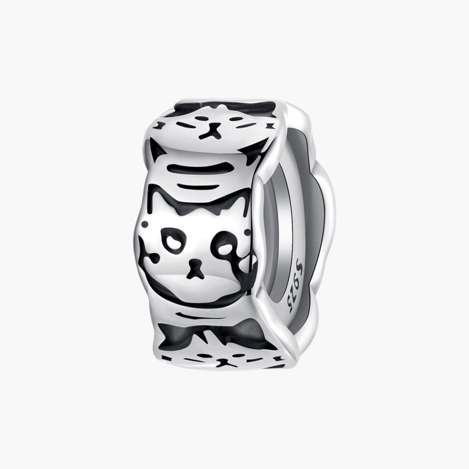 Charm Gatinho em Prata de Lei 925