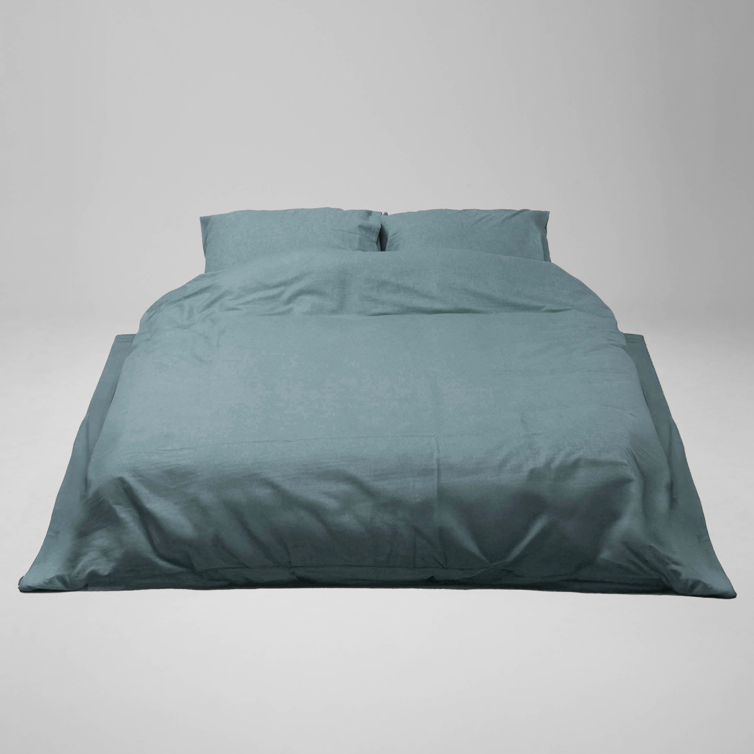 Spannbetttuch - Flanell (Grau)