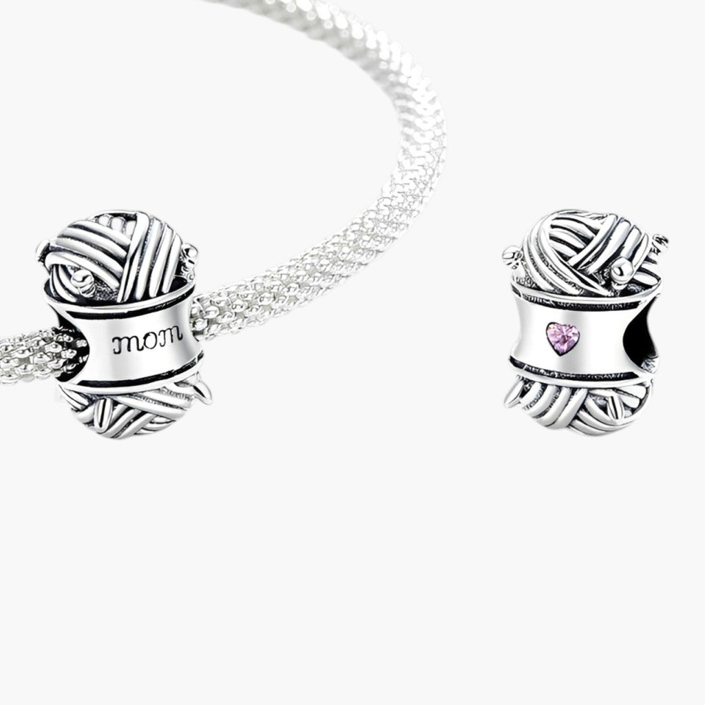 Charm Novelo de Lã em Prata de Lei 925