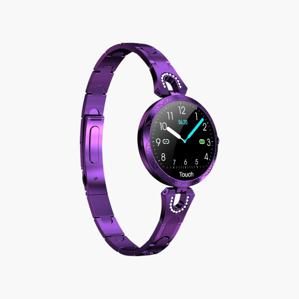 Smartwatch Feminino Elegante com Monitorização de Saúde