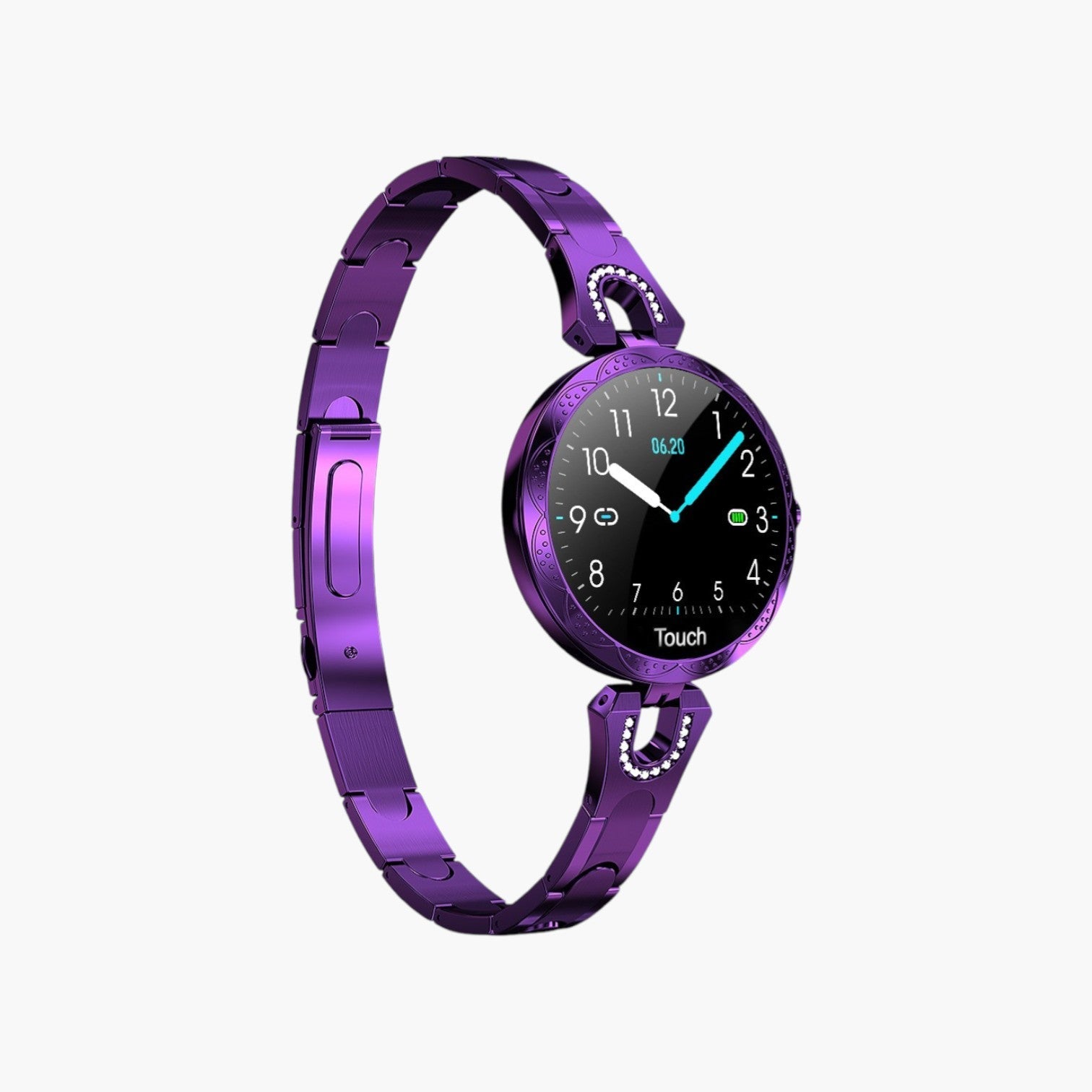 Smartwatch Feminino Elegante com Monitorização de Saúde