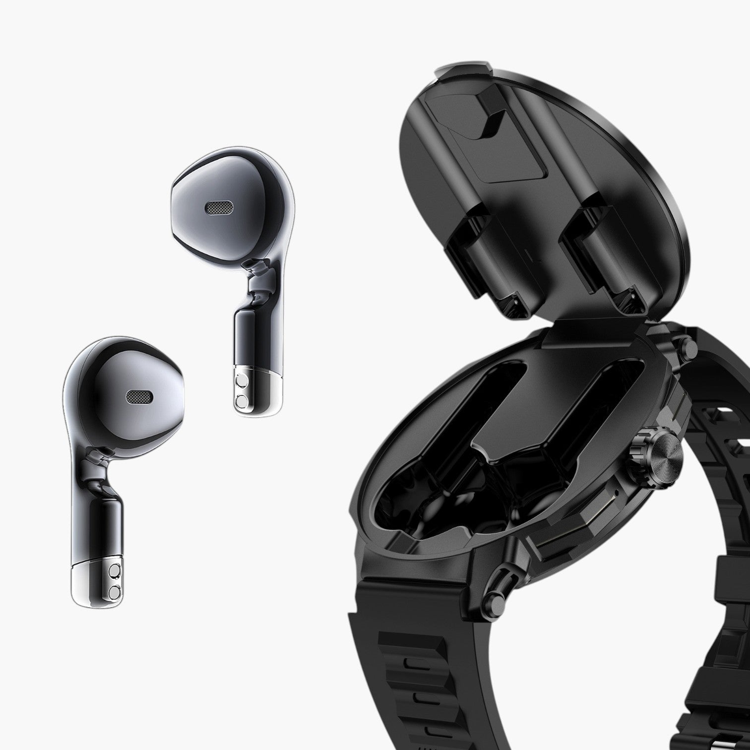 Smartwatch 2 em 1 com Auricular Bluetooth e Monitorização de Saúde
