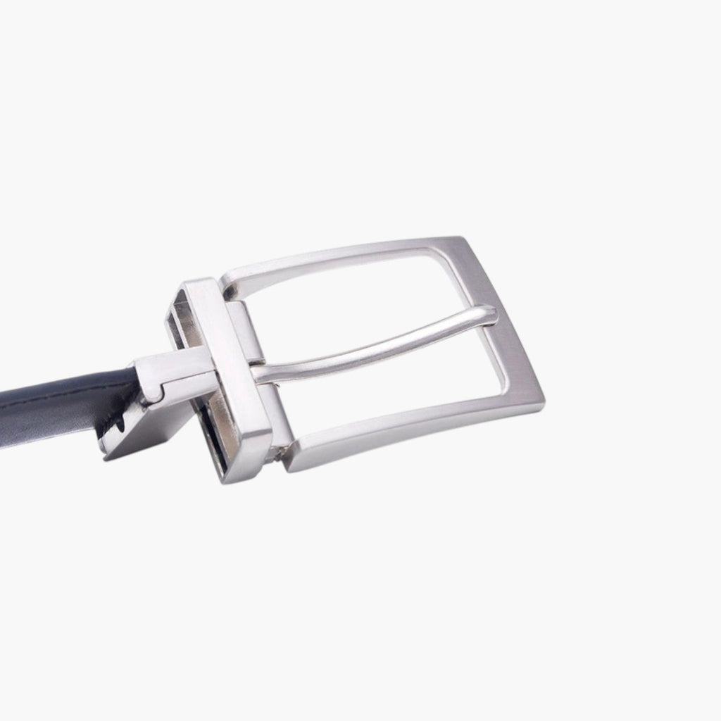 Cinturón de Piel Genuina Reversible para Hombre