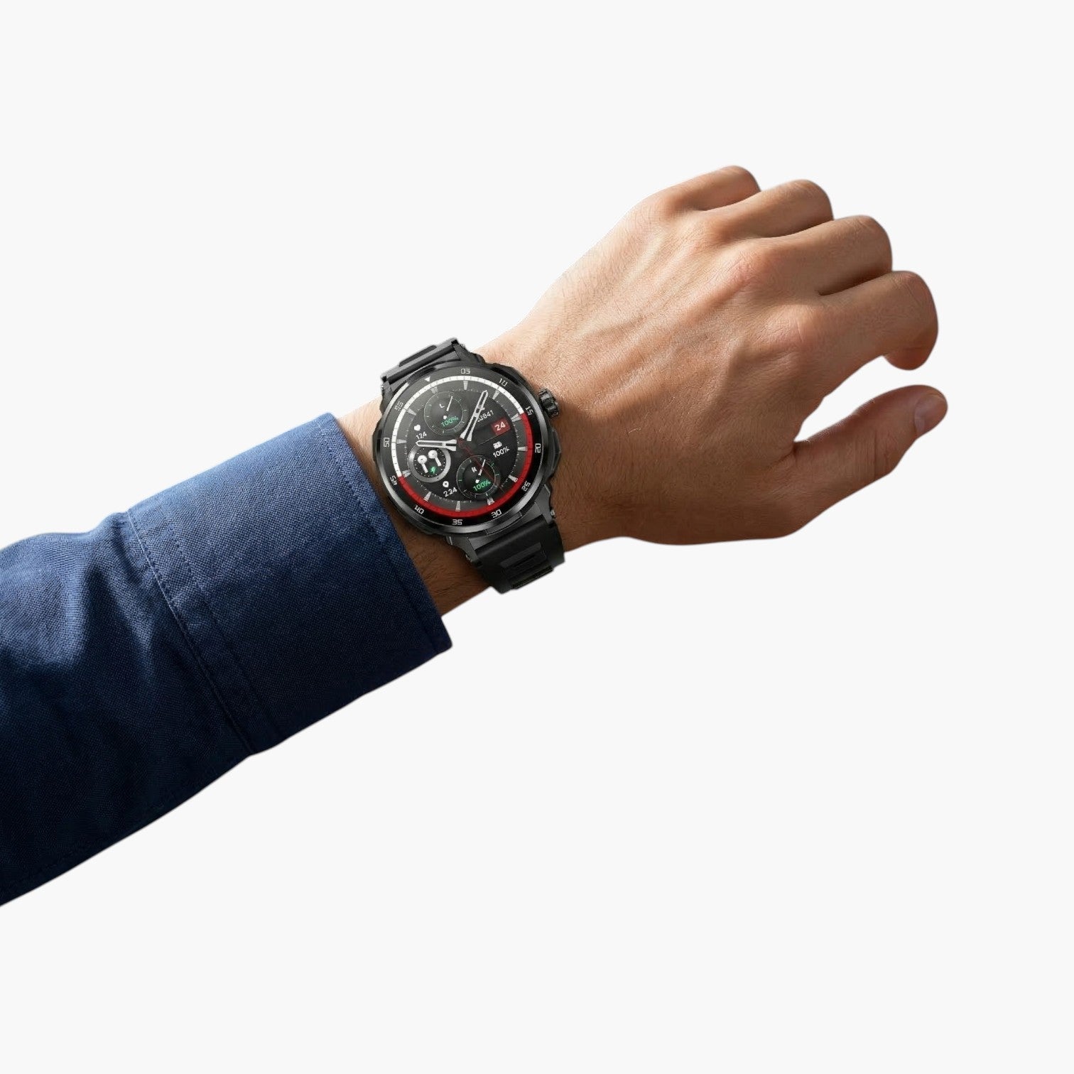 Smartwatch 2 em 1 com Auricular Bluetooth e Monitorização de Saúde