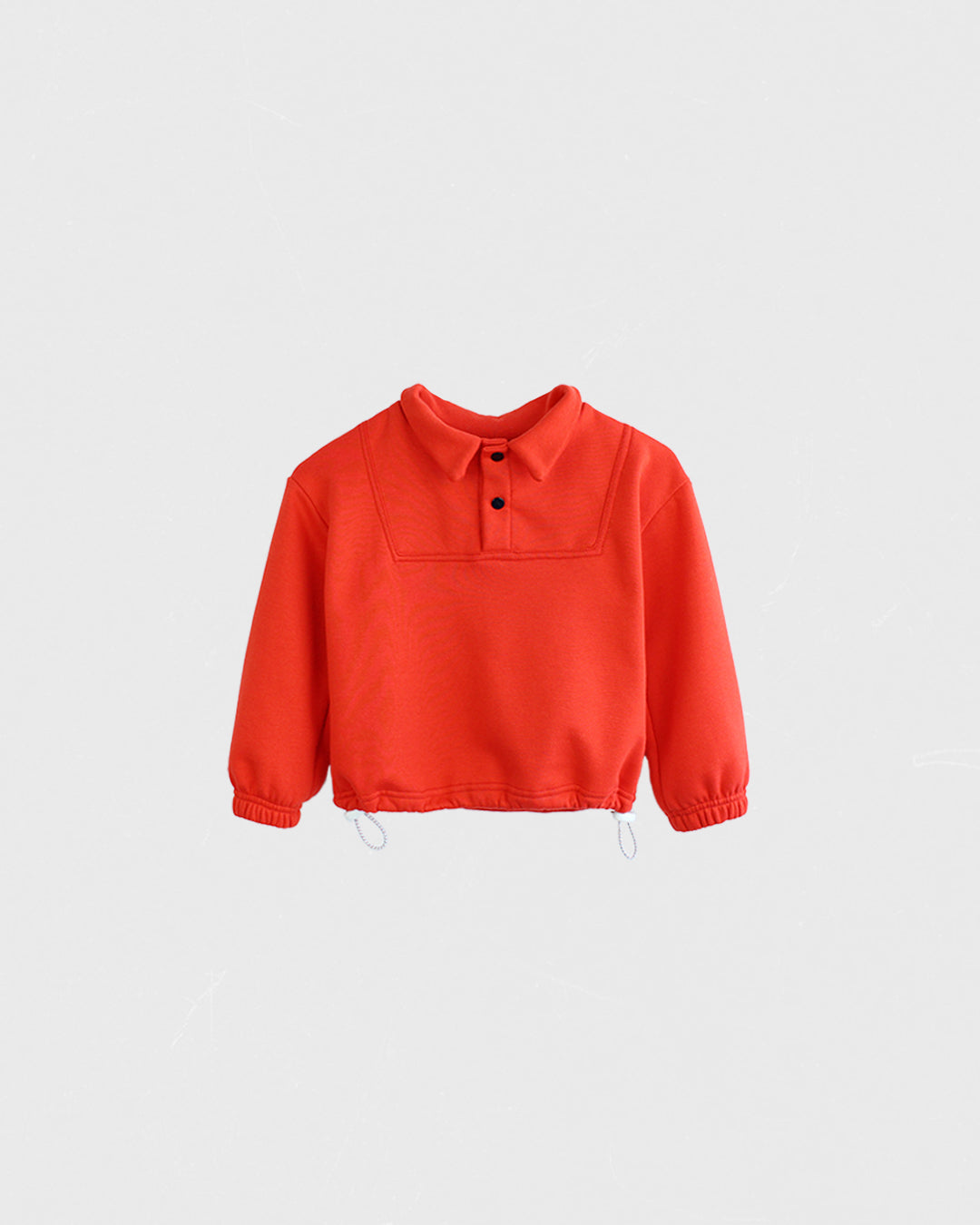 Set | Sudadera con cuello tipo solapa roja + Pantalones