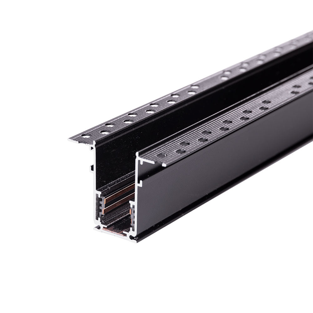 Trilha Magnético Recesso 20Mm Preto 1M