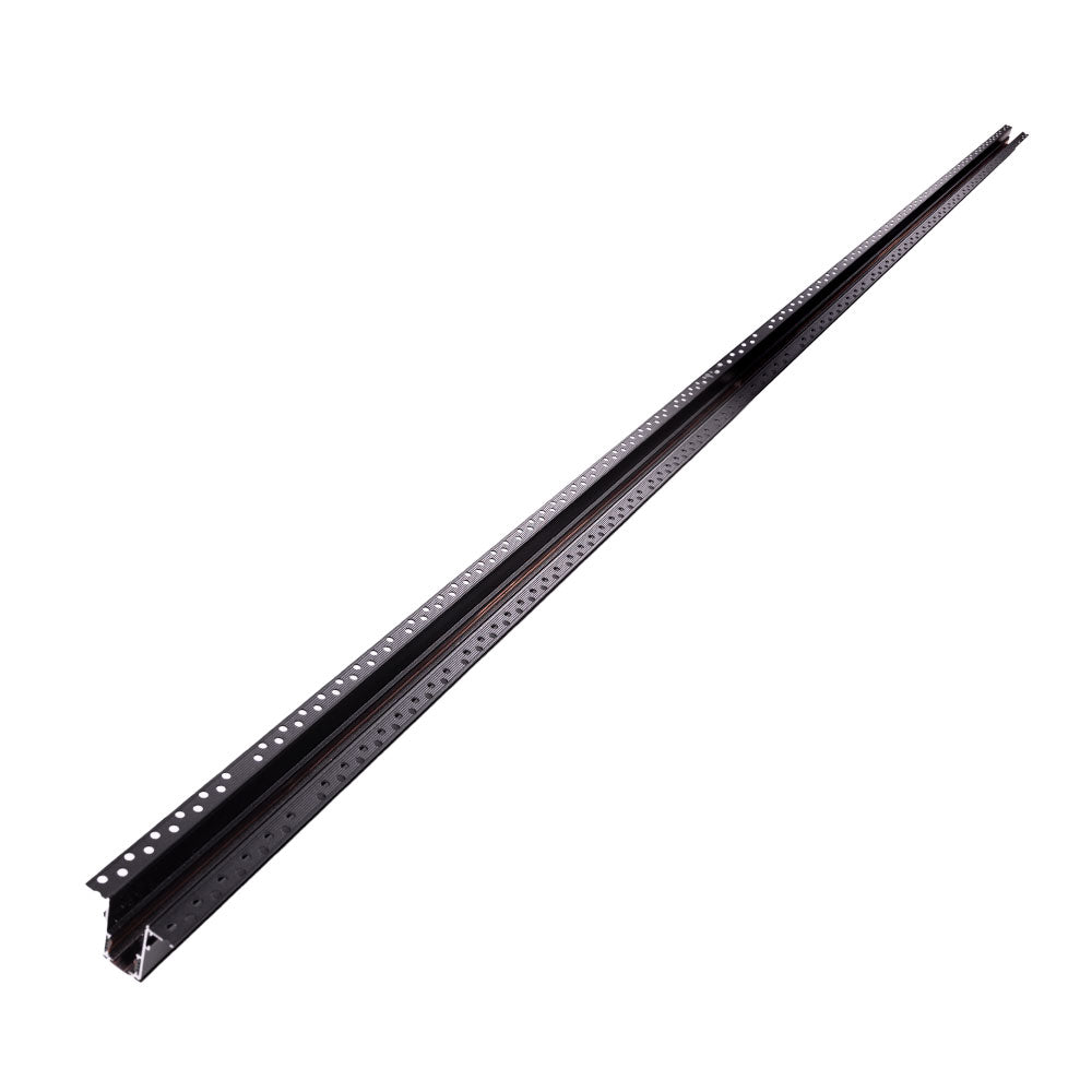 Magnetische Schiene, versenkt, 20 mm, schwarz, 2 m