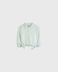 Sweatshirt | Kragenflügel weiß