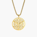 Colar Merkaba em Aço Inoxidável