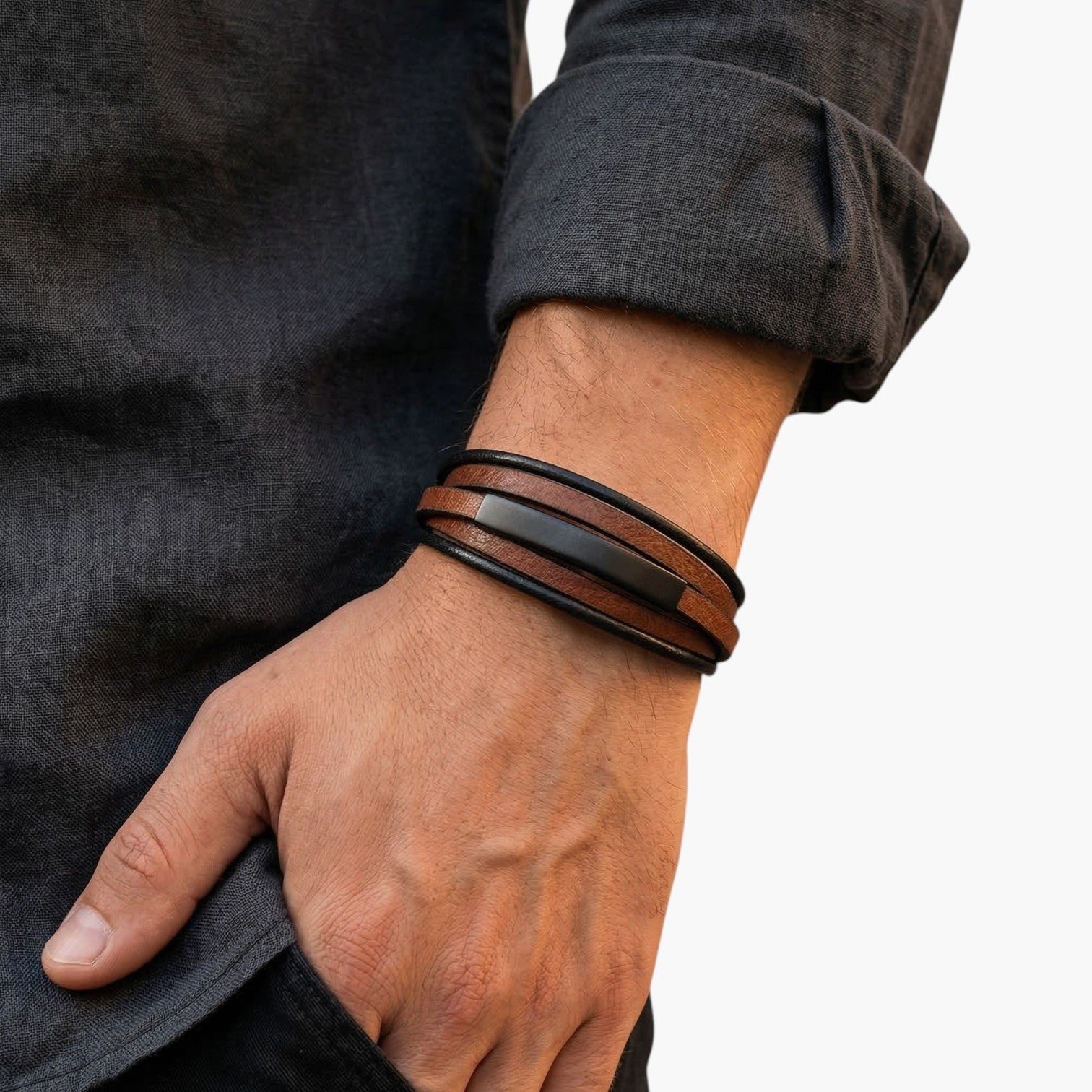 Pulseira de Couro