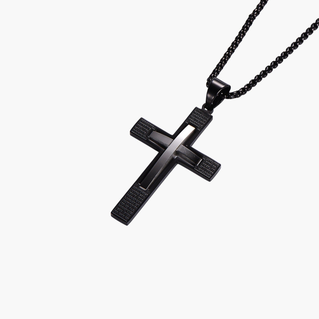 Collar Cruz de Acero Inoxidable