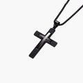 Collar Cruz de Acero Inoxidable