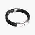 Pulsera de cuero y acero inoxidable