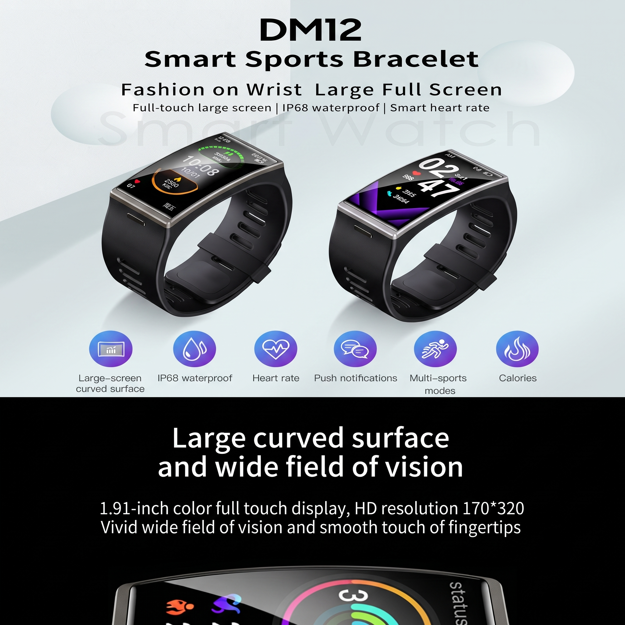 Pulseira Inteligente Active Curve
