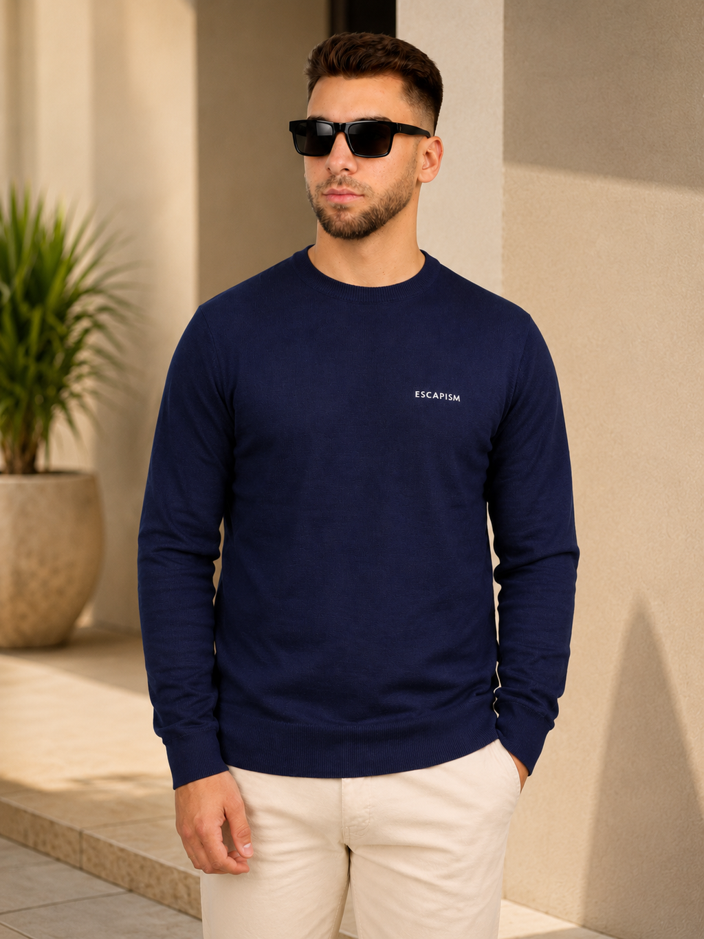 CREWNECK EMBROIDERED – ESCAPISM