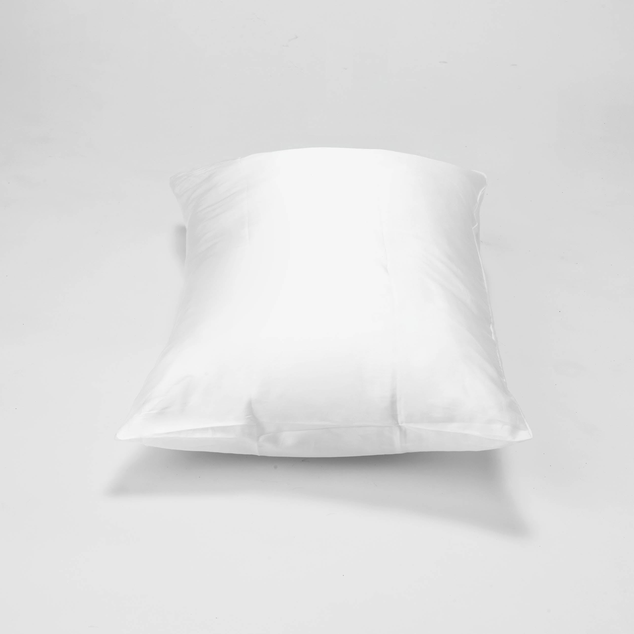 Funda de almohada - percal de 200 hilos (Blanco)