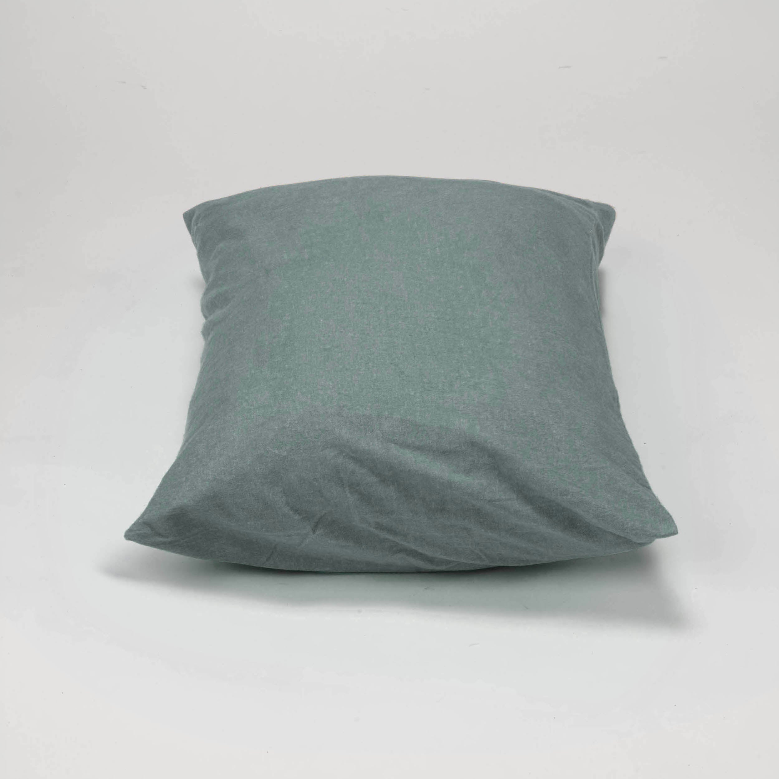 Funda de almohada - Franela (Gris)
