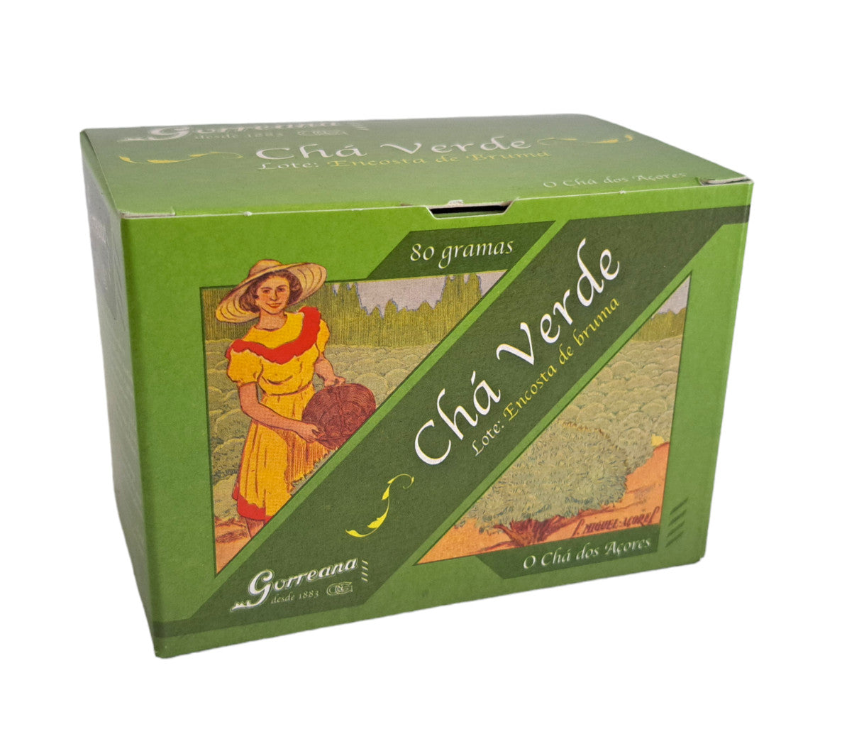 80g Premium Gorreana Green Tea Encosta de Bruma Loose Leaf from Azores Delicate