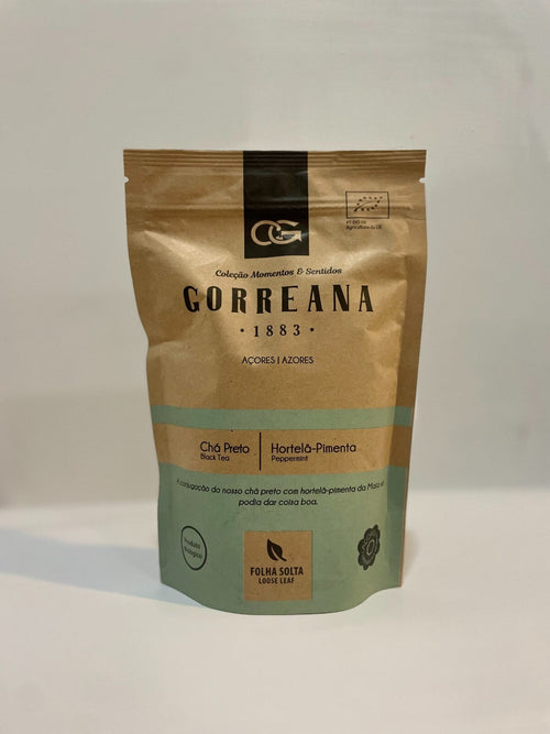 80g Gorreana Black Tea with Peppermint Loose Leaf from Azores Bold & Refreshing