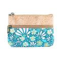 Triple Zip Cork Coin Purse BAG-2325