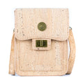 Bolso cruzado para teléfono de corcho – Corcho natural y negro BAG-2360