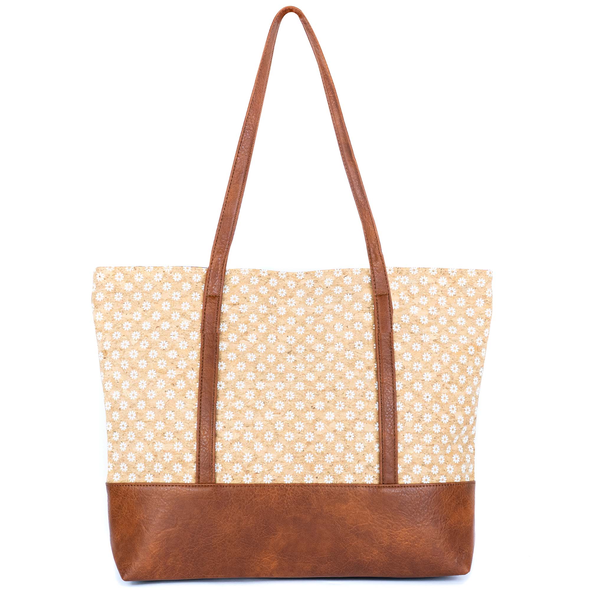 Cork Tote Bag with Vegan Leather Straps BAG-2371