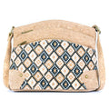 Three-Line Zipper Women's Cork  Crossbody Bag BAG-2284
