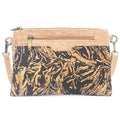 Corcho natural con fusión de granos de café: diseño de bolso de mano y bolso cruzado para mujer BAG-2290
