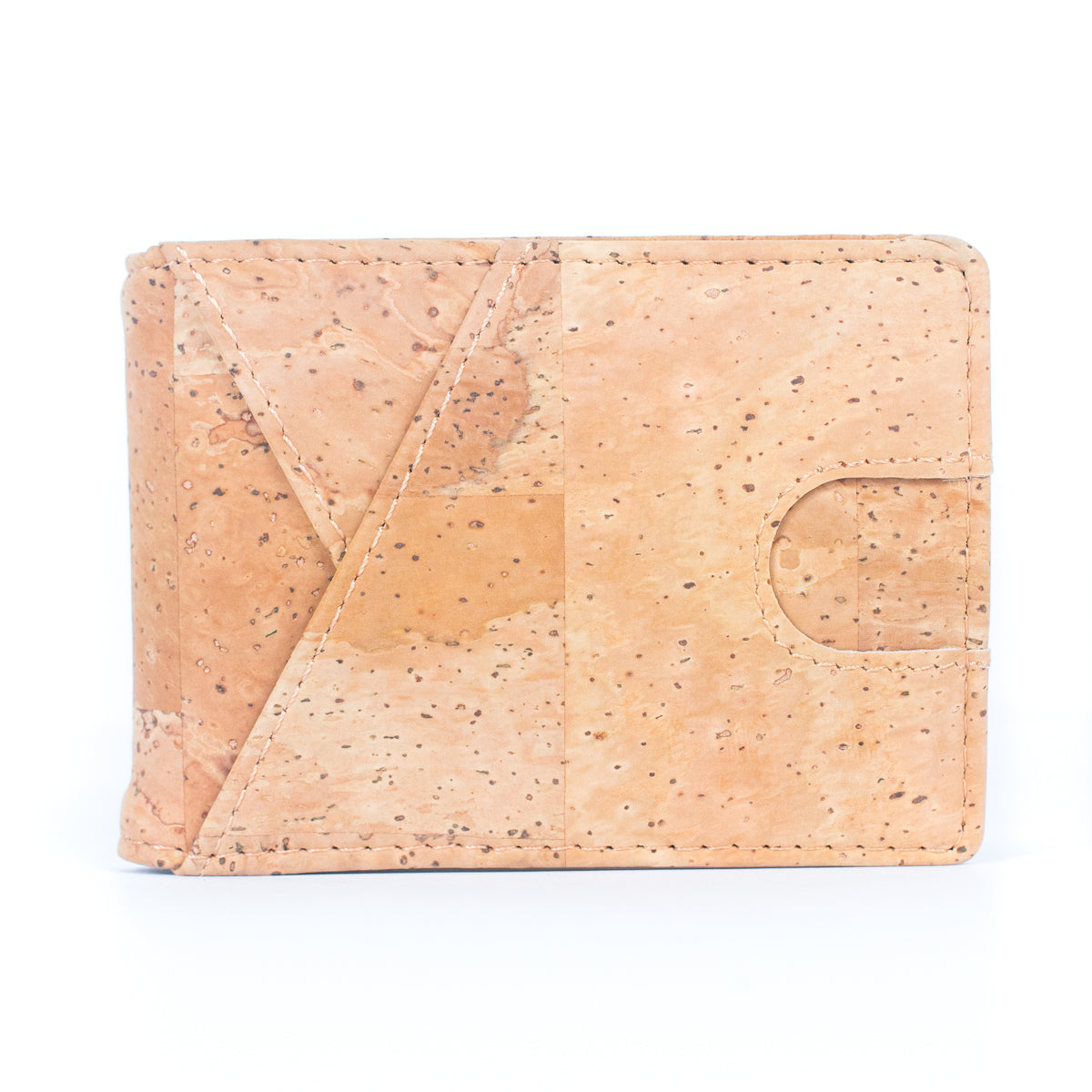 Cartera Minimalista de Corcho con Pinza para Billetes RFID Blocking Bifold BAG-2276