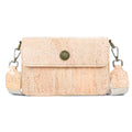 Bolso cruzado estructurado de corcho natural para mujer BDCS-BAG-2310