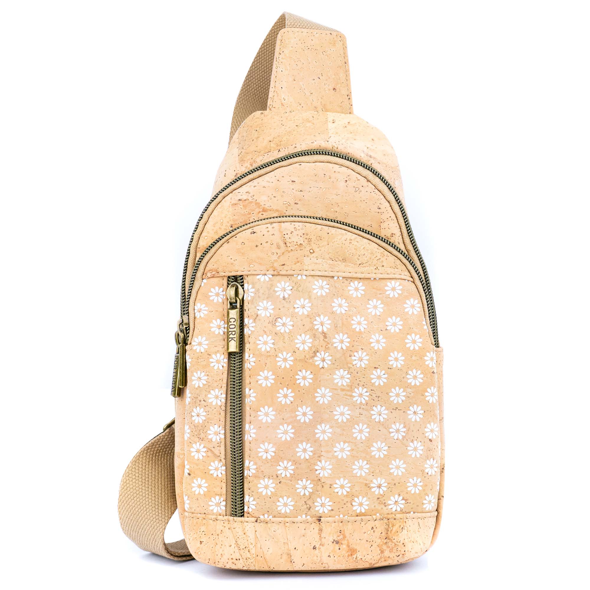 Bandolera de Corcho con Asa Ajustable – Estampados Florales y Geométricos BAG-2374