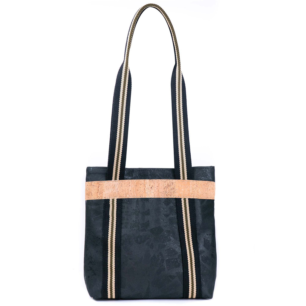 Bolso de hombro de mujer de corcho y cincha BAGP-297