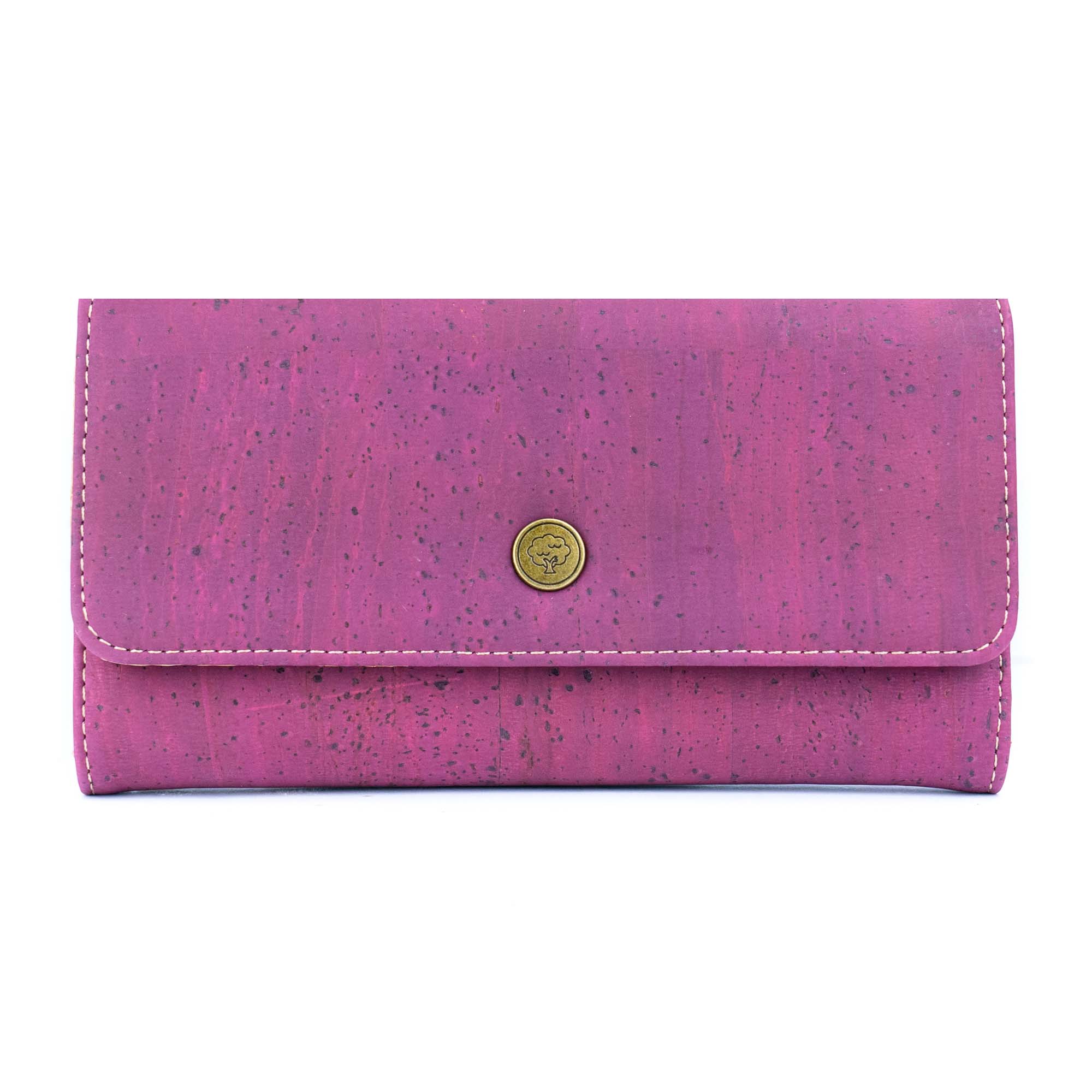 Women’s Natural Cork Long Wallet BAG-2351