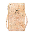 Elegante Handy-Tasche für Damen aus Naturkork mit Kartenfächern BAG-2298