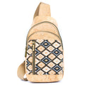 Bandolera de Corcho con Asa Ajustable – Estampados Florales y Geométricos BAG-2374