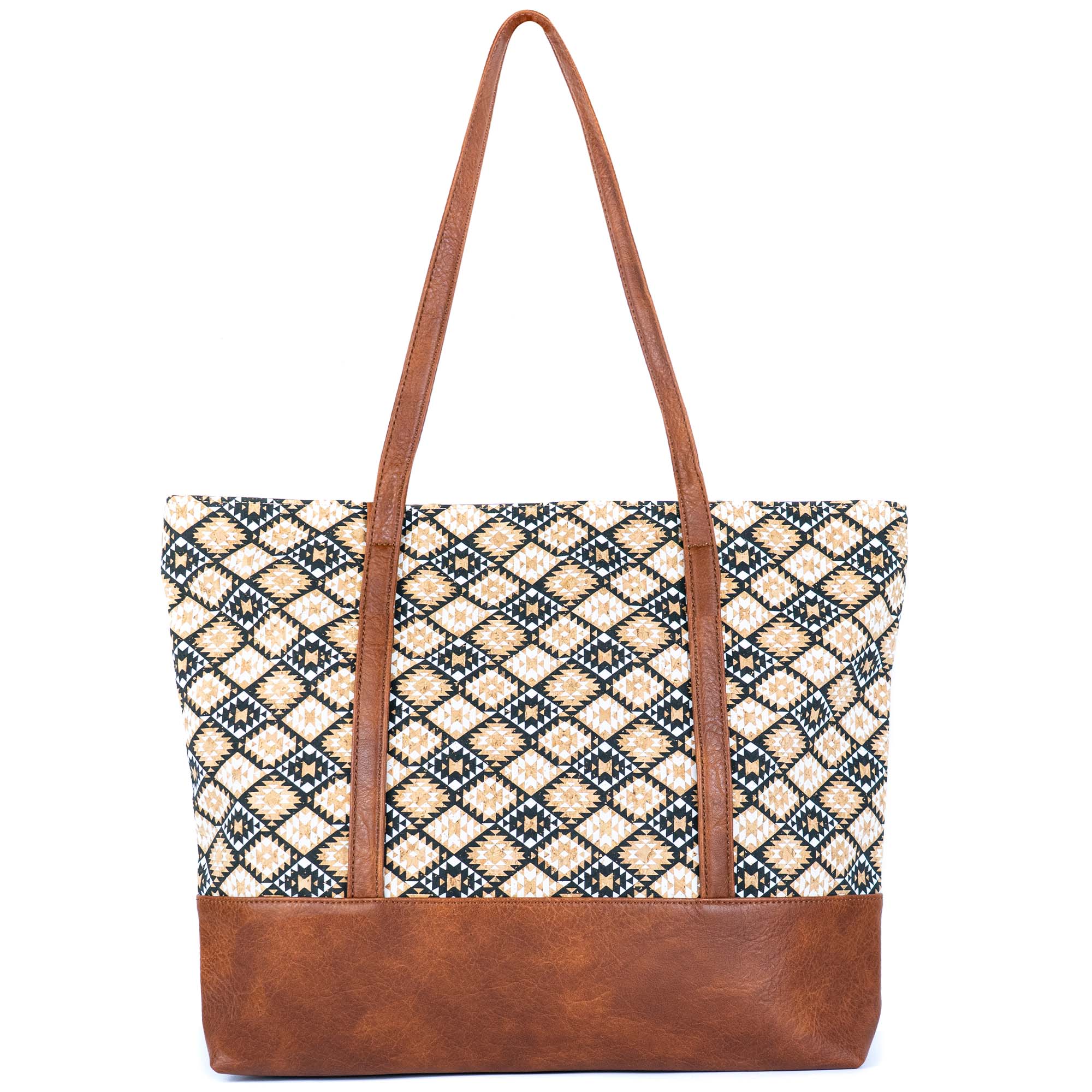 Cork Tote Bag with Vegan Leather Straps BAG-2371