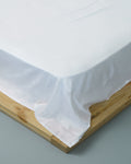 Flat sheet - 400 threads percale (White)