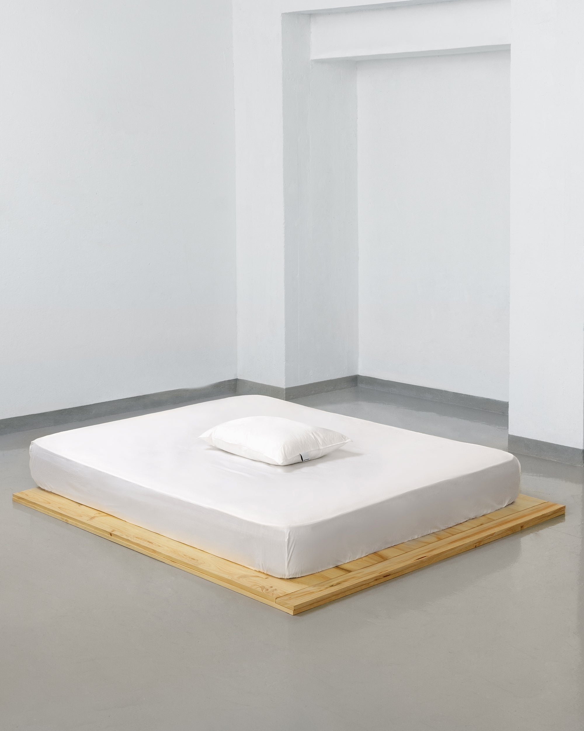 Funda de almohada - percal de 400 hilos (blanco)