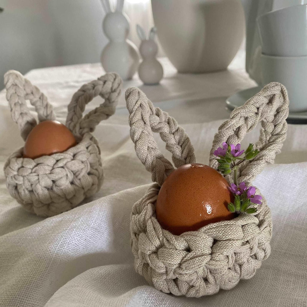 Bunny Egg Cups for Easter - Modern Easter Decor