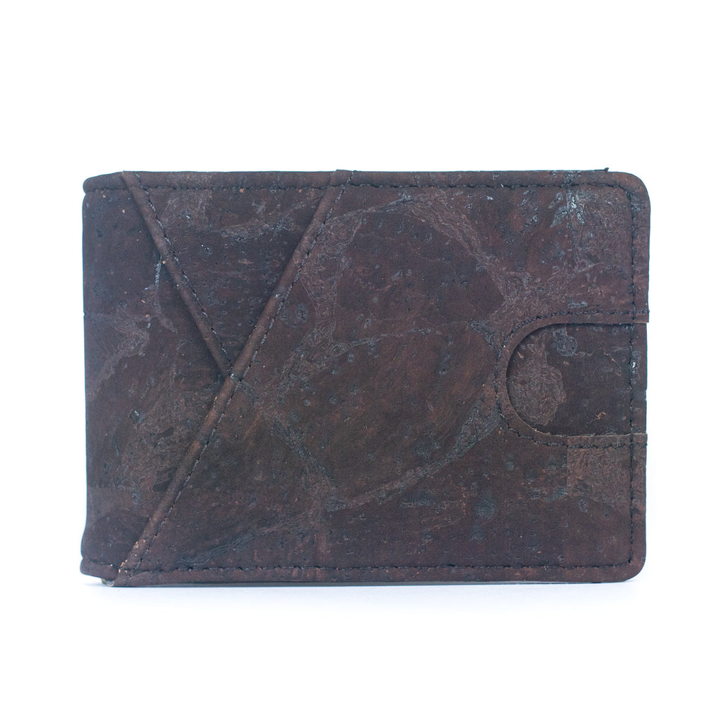Cartera Minimalista de Corcho con Pinza para Billetes RFID Blocking Bifold BAG-2276