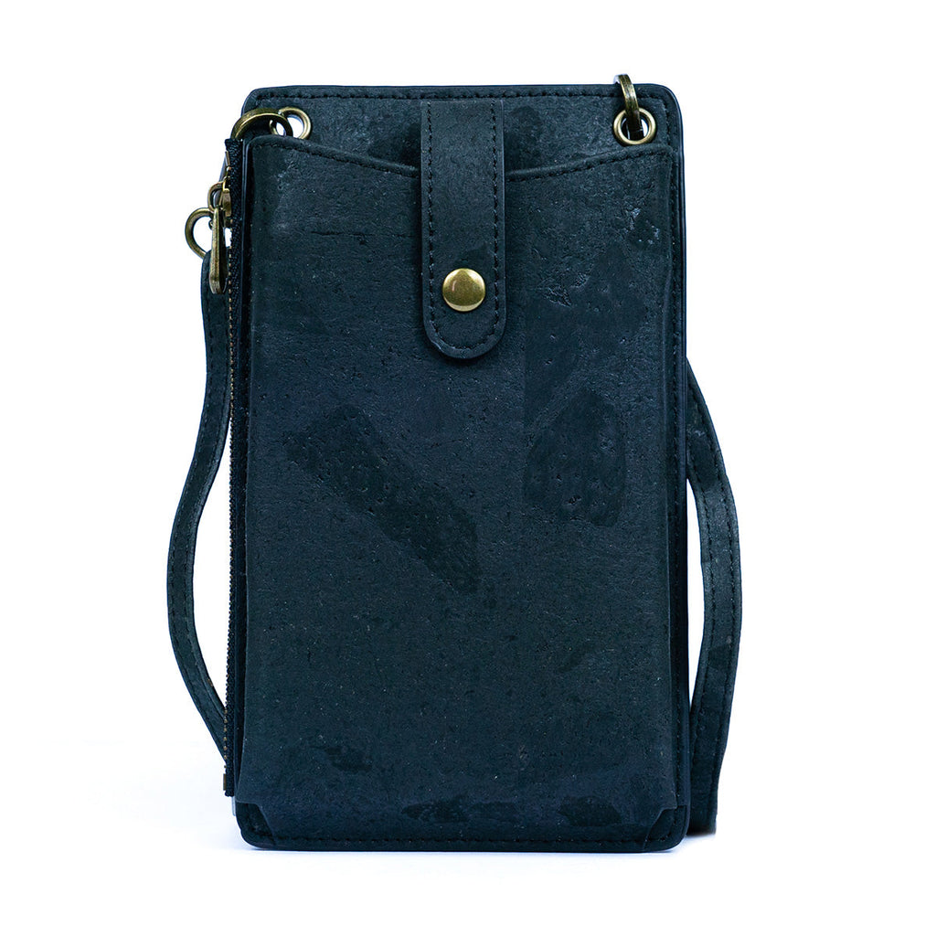 Elegante Handy-Tasche für Damen aus Naturkork mit Kartenfächern BAG-2298