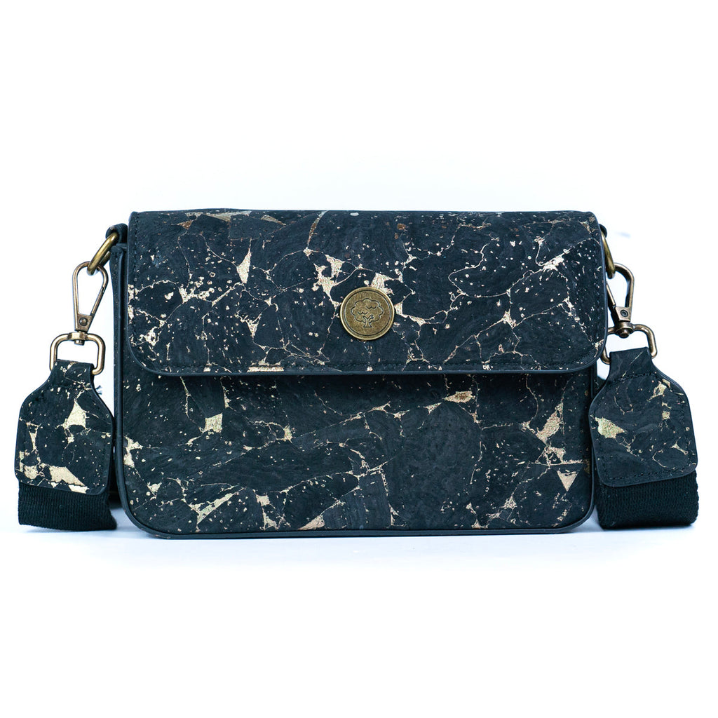 Bolso cruzado estructurado de corcho natural para mujer BDCS-BAG-2310