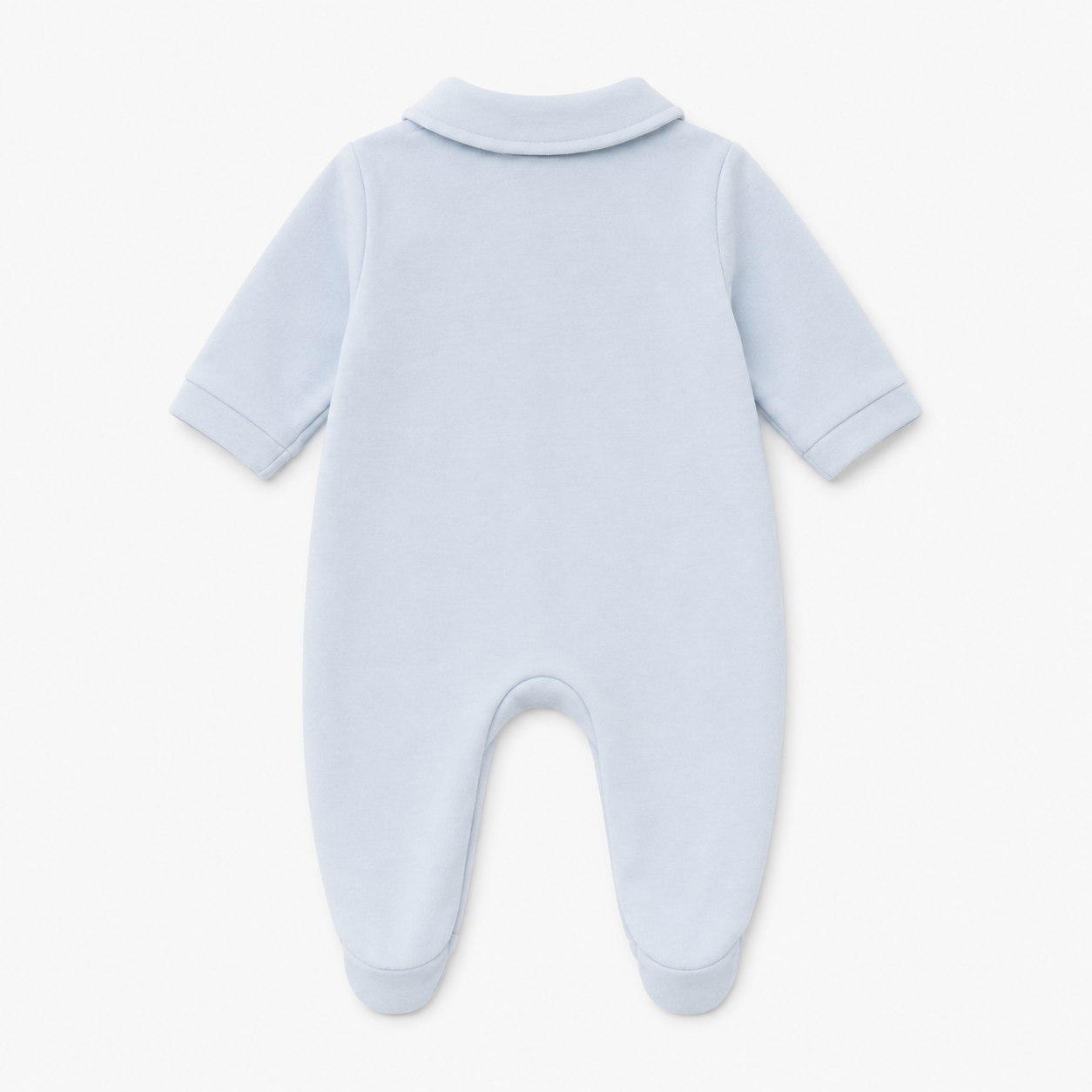 Babygrow Azul Bebé em Algodão com Gola