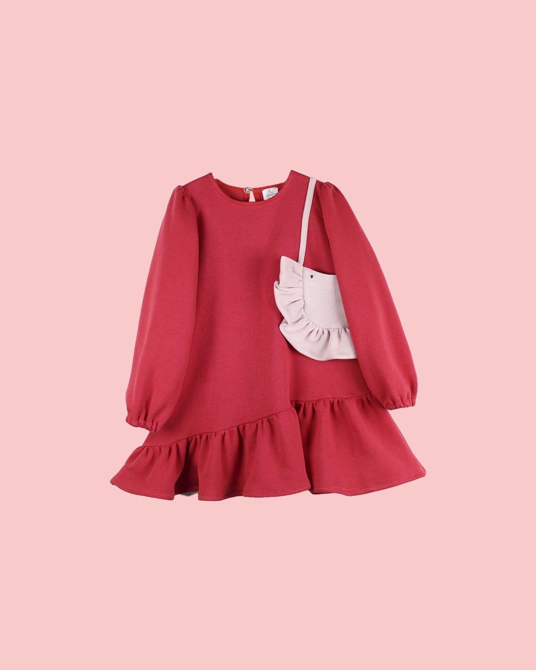 Vestido | Juliette rojo bolso