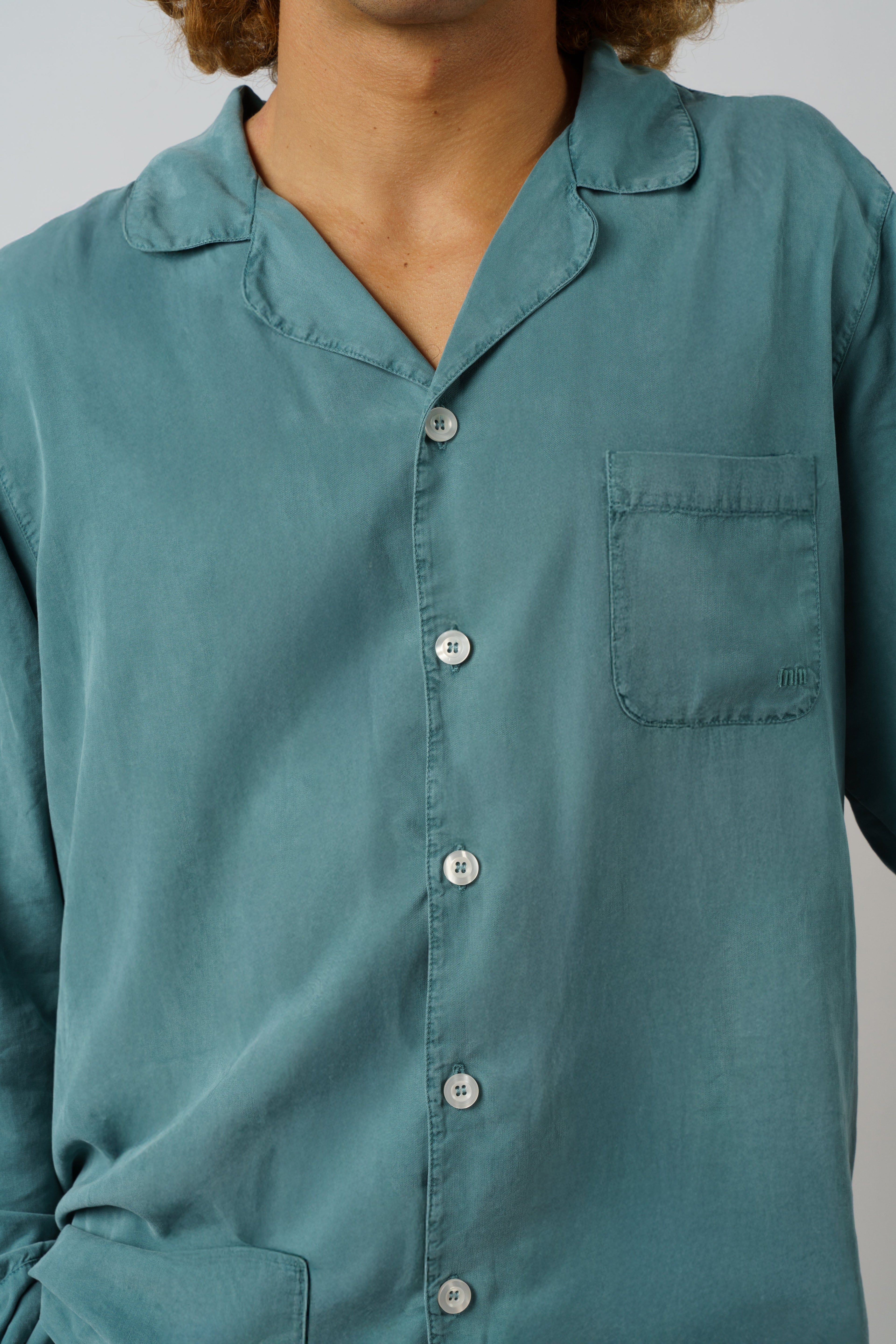 Camisa de manga larga - Verde oscuro