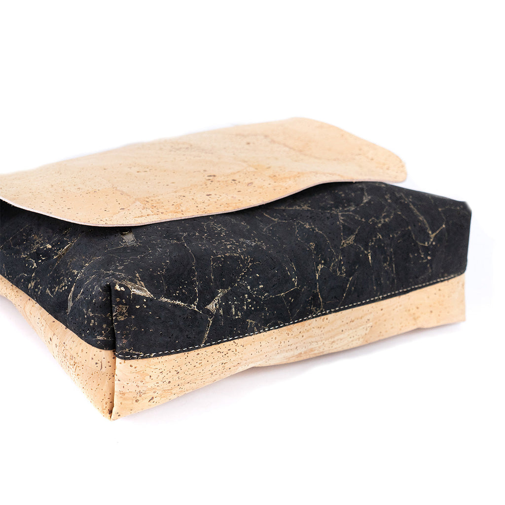 Cork Crossbody Shoulder Bag – Vegan Cork Purse with Zipper Closure | BGBP-115