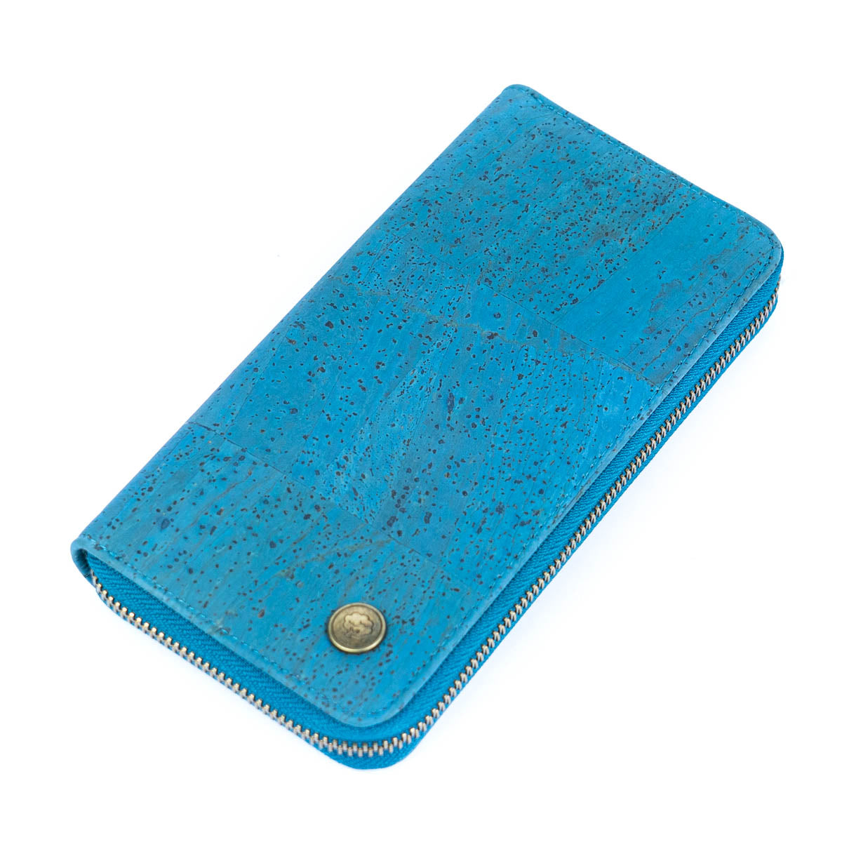 Elegant Cork Women's Zipper Wallet - Pure Color Collection BAG-2342