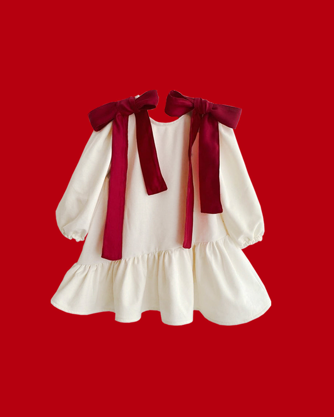 Vestido | Juliette lazos rojos
