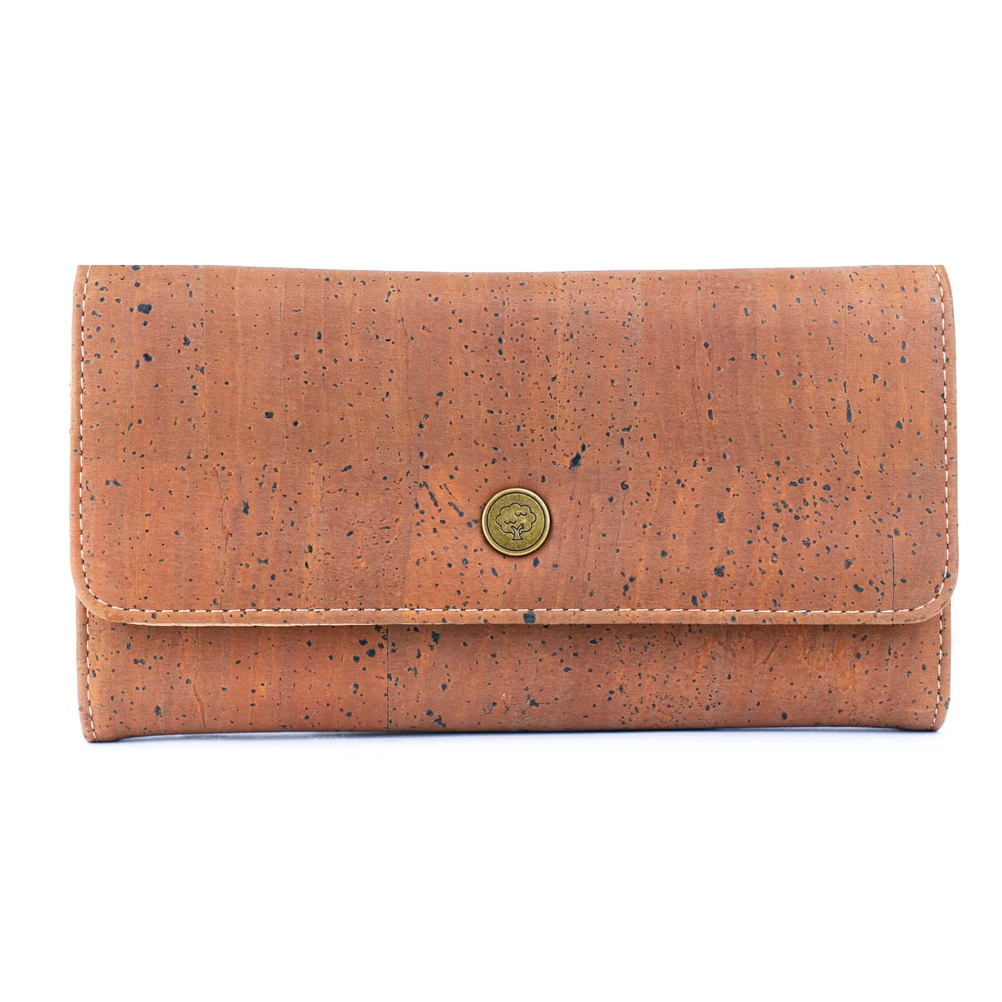 Women’s Natural Cork Long Wallet BAG-2351